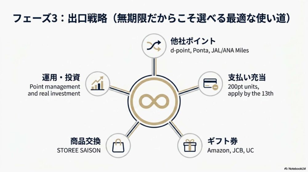 永久不滅ポイントの使い方