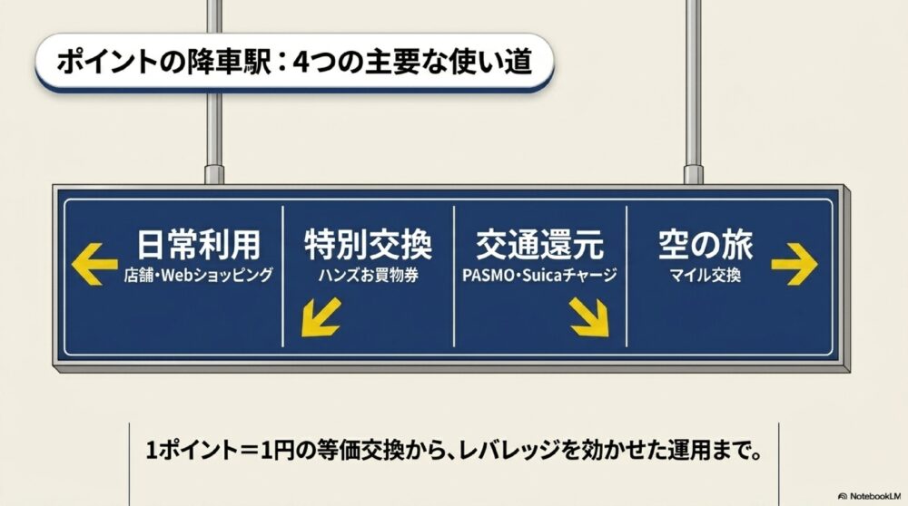 TOKYU POINTの使い道